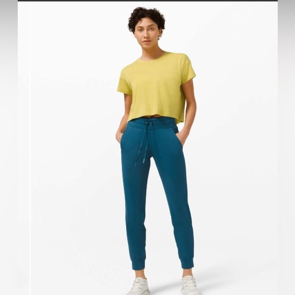 Womens blue Lululemon Ready to Rulu Jogger size 6 - Picture 1 of 10